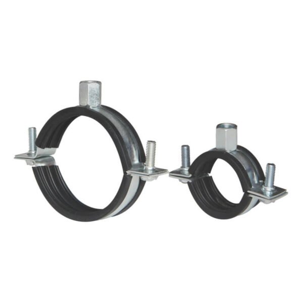 Rubber lined split clamp