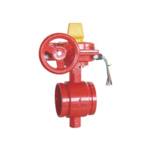American Grooved butterfly valve (Gear actuator & tamper switch)