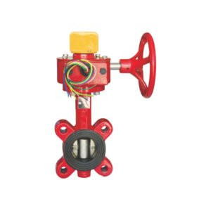 American Lug butterfly valve (Gear actuator & tamper switch)