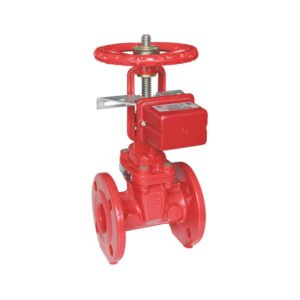 British Flanged OS&Y gate valve with supervisory switch