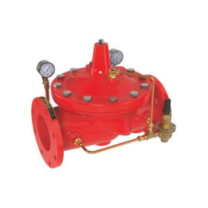 Flanged globe type pressure reducing valve