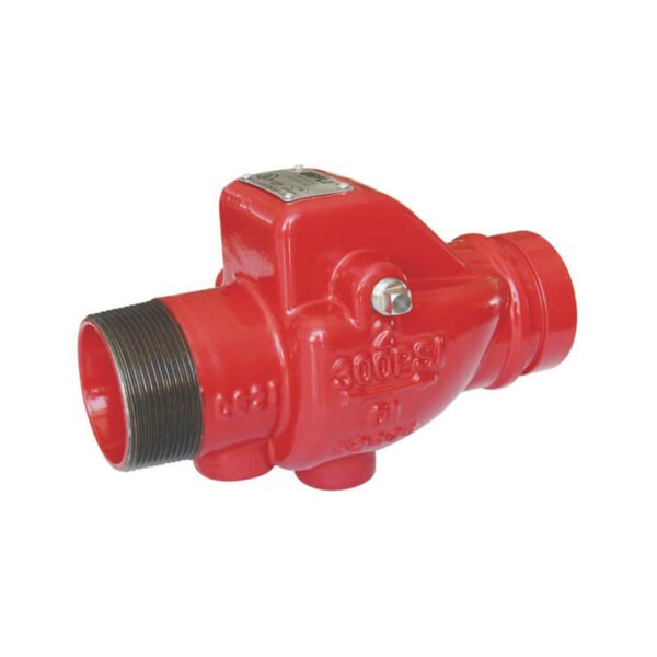 Threaded swing check valve