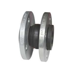 Single sphere rubber expansion joint
