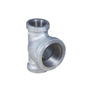 Malleable cast iron unequal tee (Increasing tee)