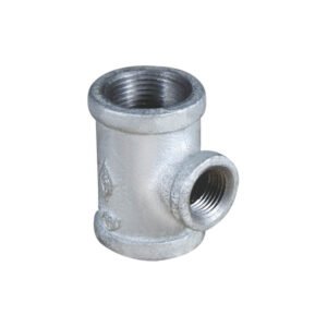 Malleable cast iron unequal tee (Reducing tee)