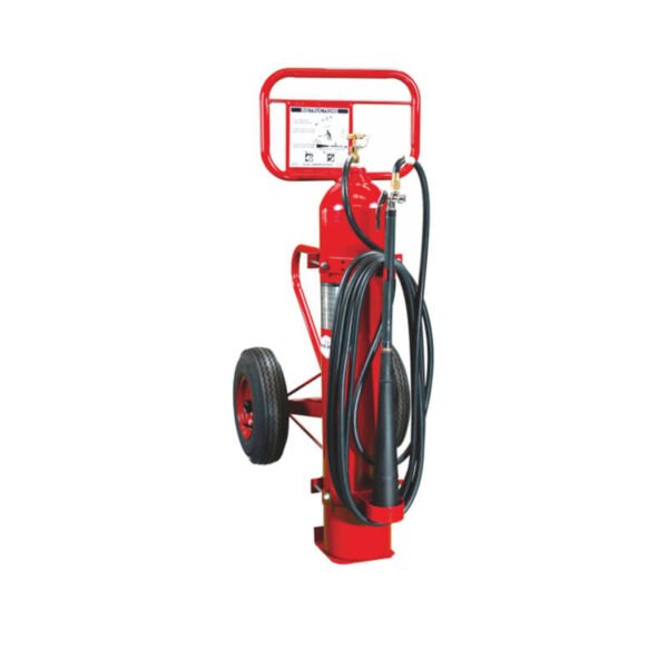 Wheeled fire extinguisher