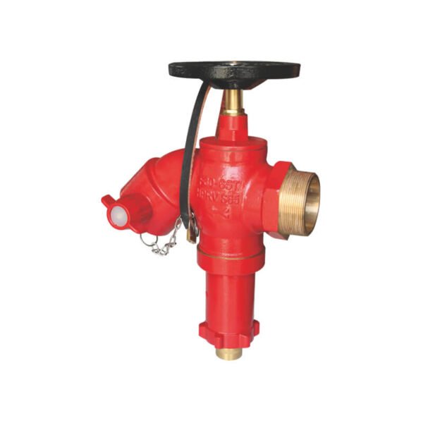 Bib-nosed high pressure wet landing valve (PRV)