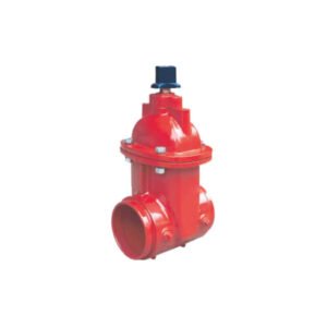 Grooved NRS gate valve with wrench nut