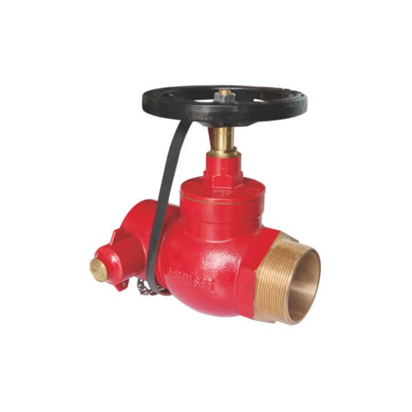 Horizontal type wet landing valve