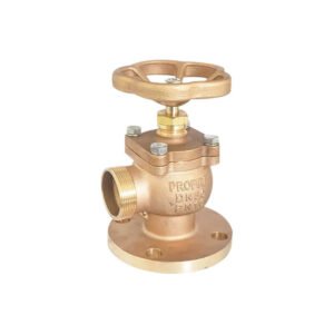 Marine angle hydrant valve
