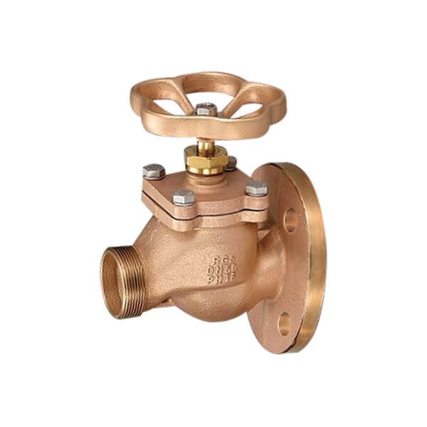 Marine straight hydrant valve