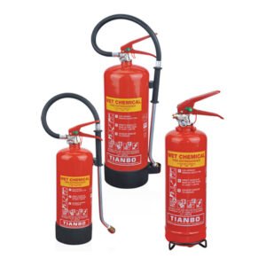 British wet chemical fire extinguisher